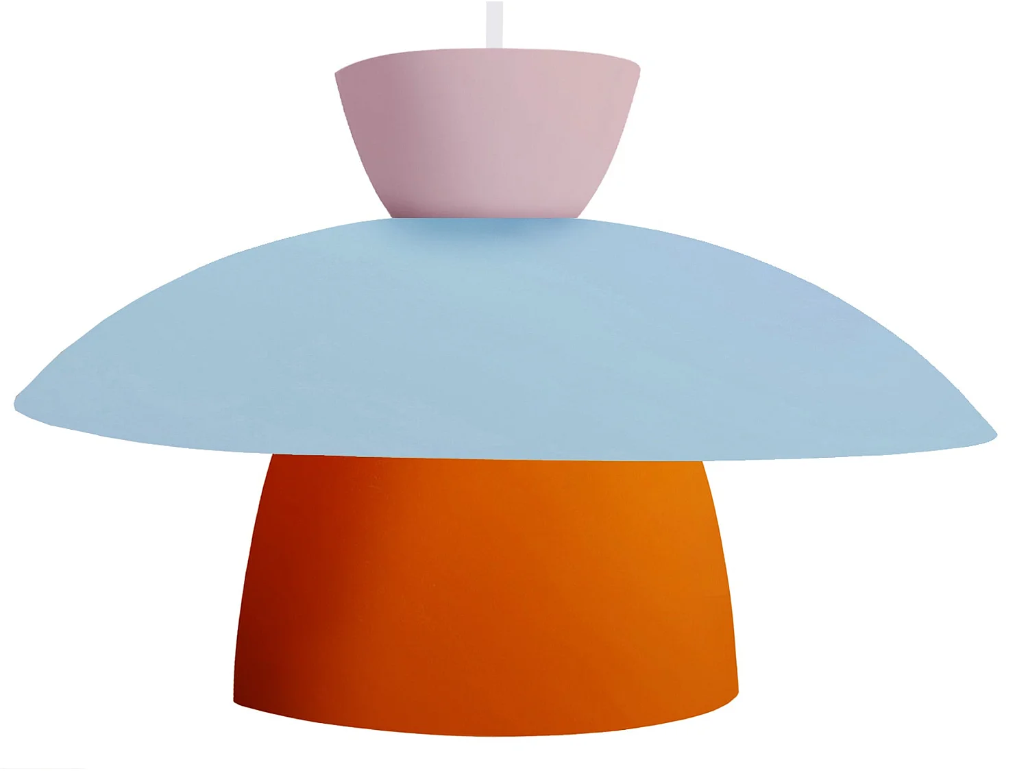 Aplique TOSEL ,madera,Naranja,A30xD24xP27,5cm