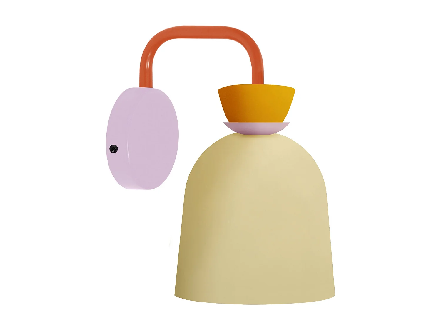 Aplique TOSEL ,metal,beige,A27xD14,5xP22,5cm