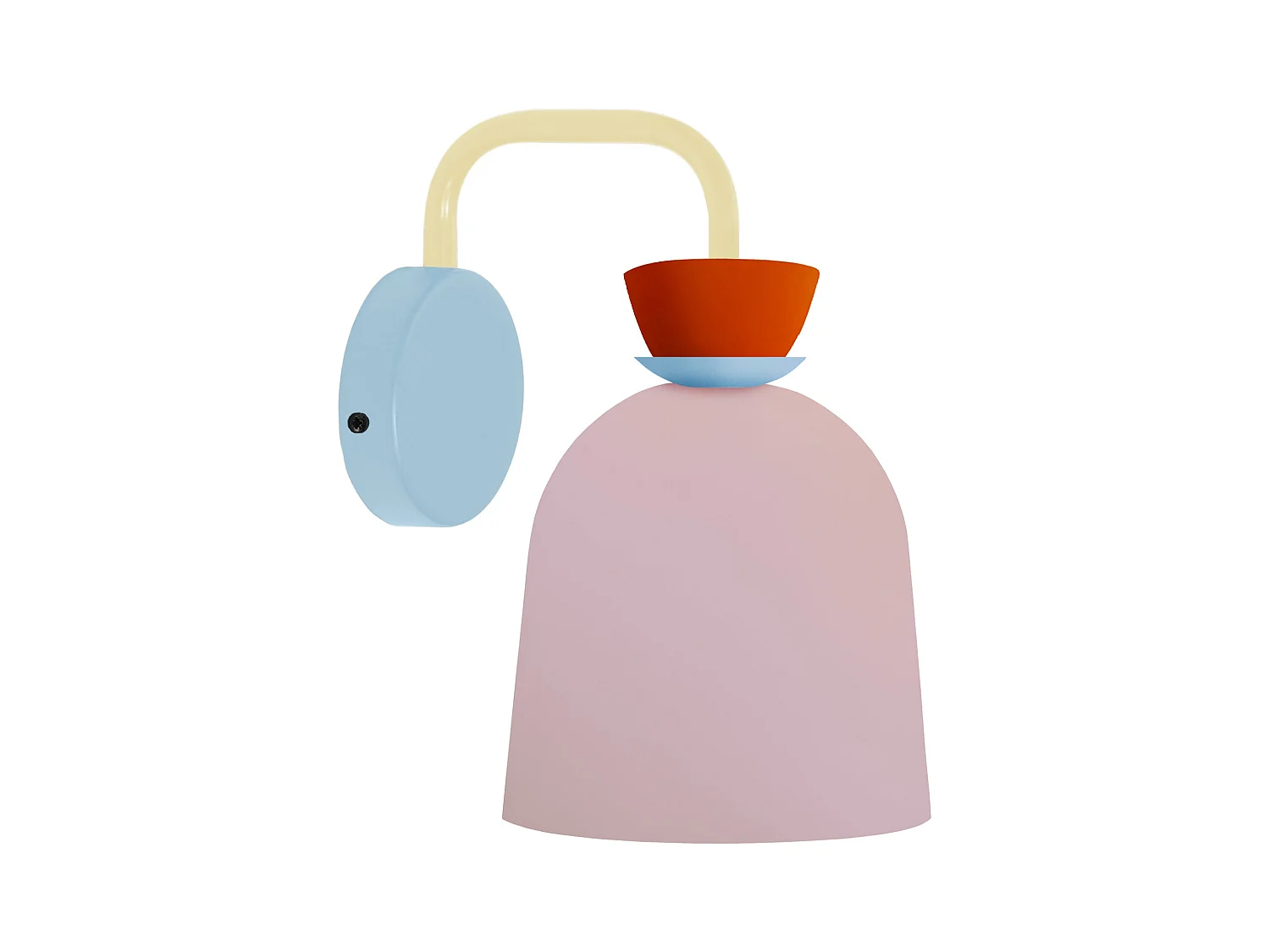 Applique TOSEL ,métal,Rose ,H27xD14,5xP22,5cm