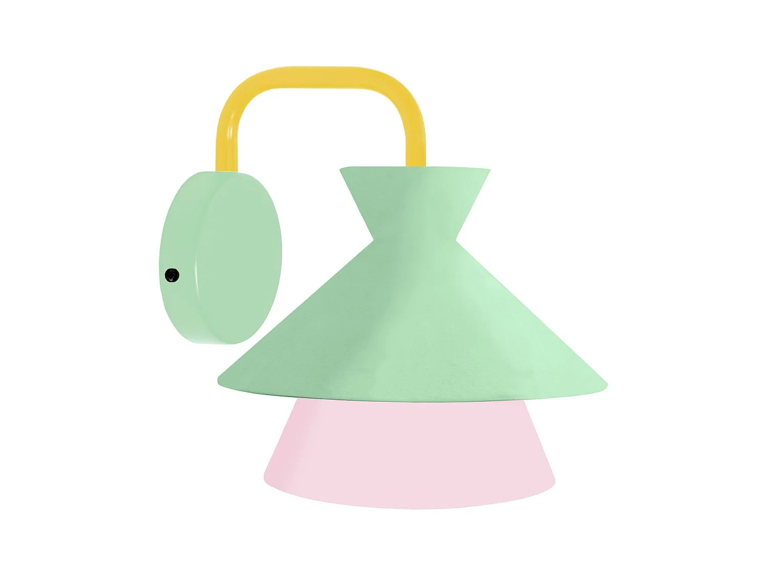 Applique TOSEL ,métal,Orange ,H 26x D21xP25cm