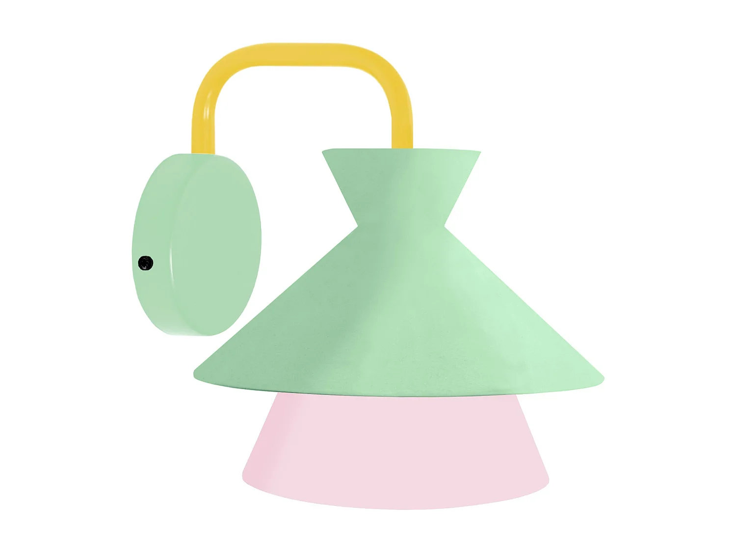 Aplique TOSEL ,metal,Naranja,A 26x D21xP25cm