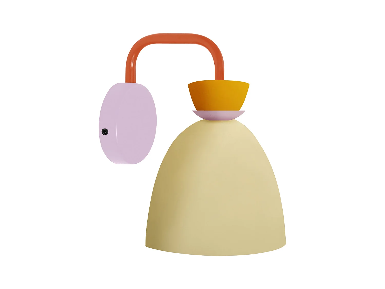 Applique TOSEL ,métal,beige,H24xD14xP23,5cm