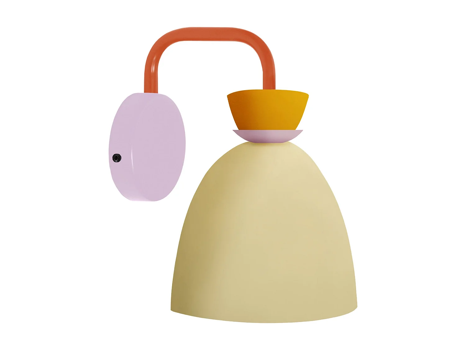 Aplique TOSEL ,metal,beige,A24xD14xP23,5cm