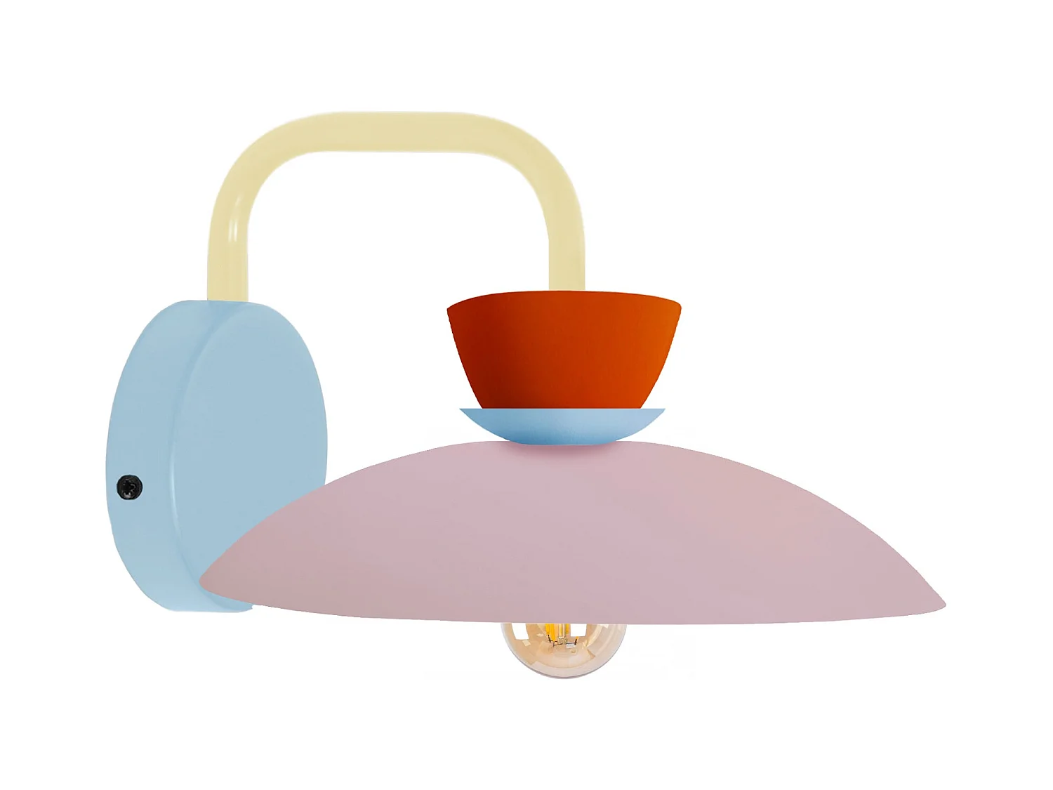 Applique TOSEL ,métal,Rose ,H24xD23,5xP25cm