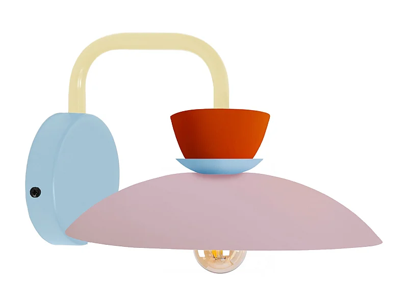 Applique TOSEL ,métal,Rose ,H24xD23,5xP25cm