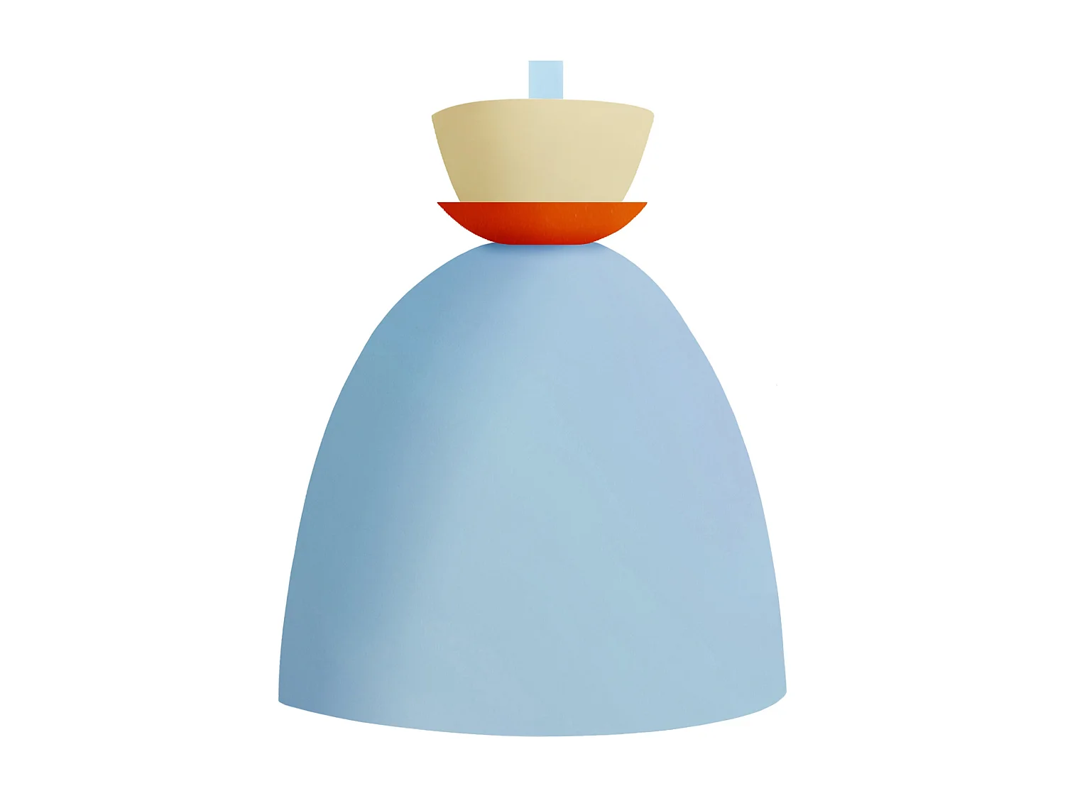 Aplique TOSEL ,metal,Azul ,A24xD14xP23,5cm