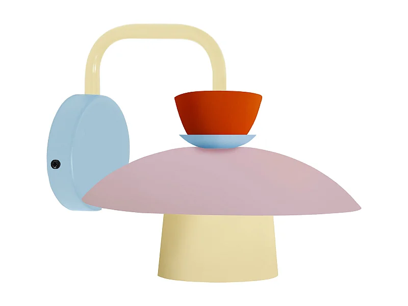 Applique TOSEL ,métal,Rose ,H 26x D23,5xP25cm