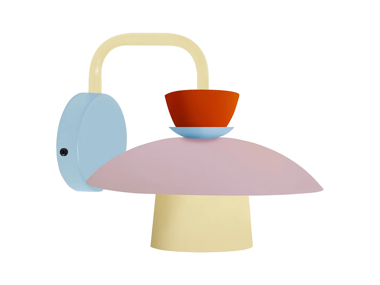 Applique TOSEL ,métal,Rose ,H 26x D23,5xP25cm