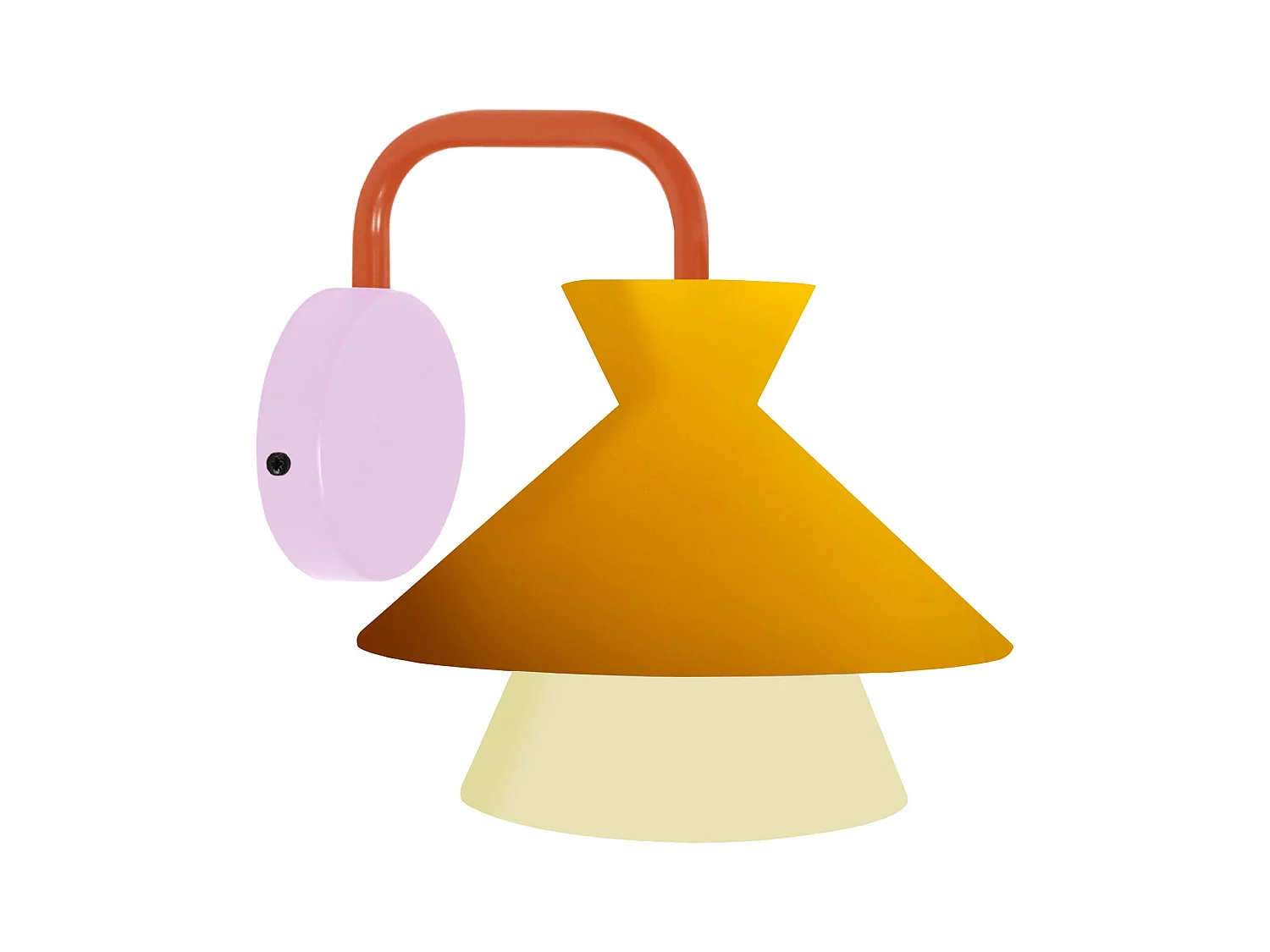 Applique TOSEL ,métal,beige,H26xD21xP25cm