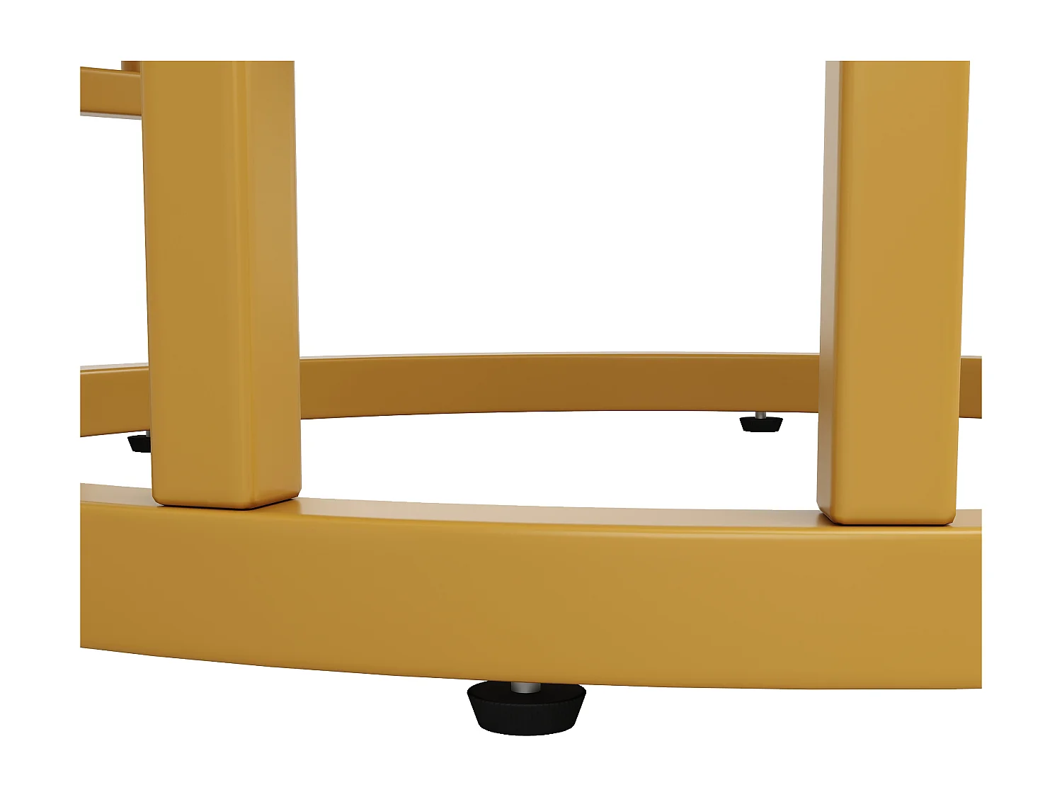 URBAN MEUBLE Table de salle à manger ronde effet marbre blanc pieds chic dorés