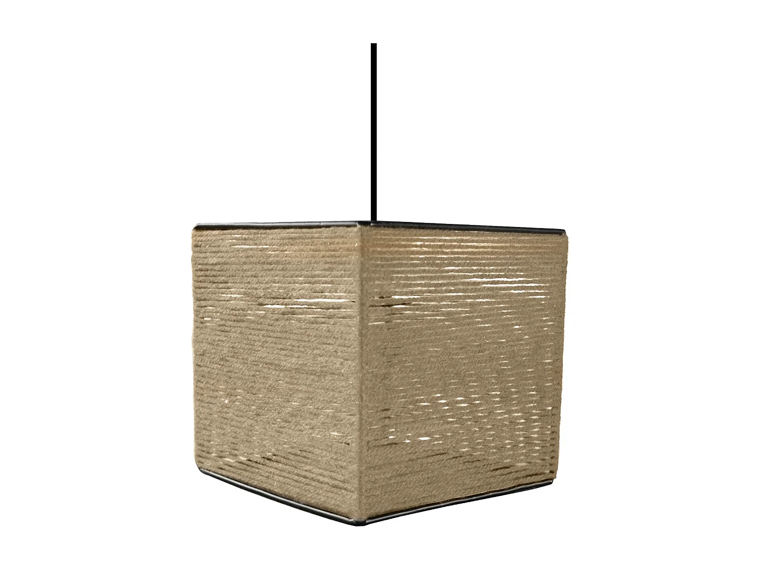 Suspension TOSEL ,fibre ,naturel,H 90x D16xP16cm