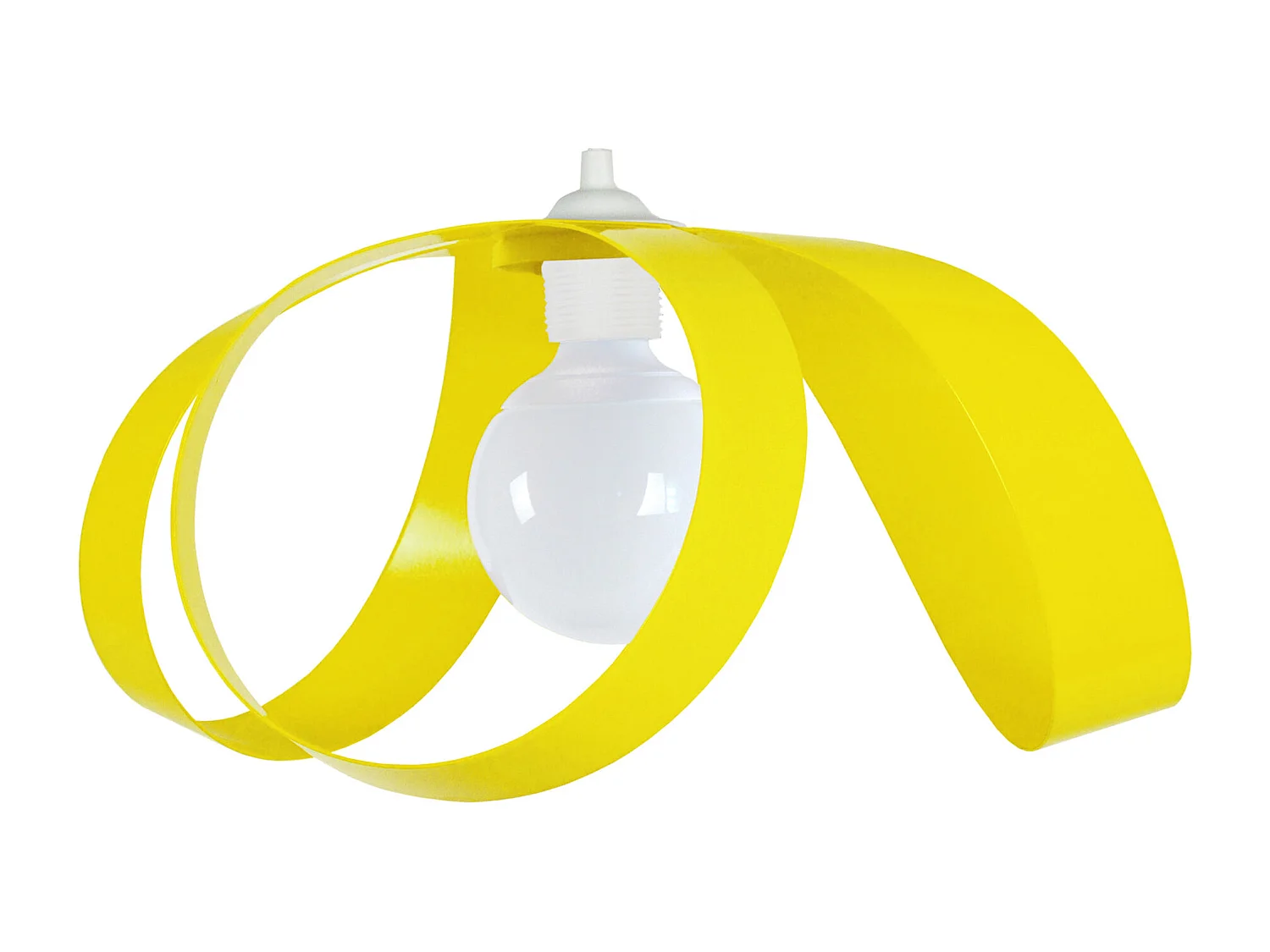 Suspension TOSEL ,métal,Jaune ,H78x D 30xP30cm