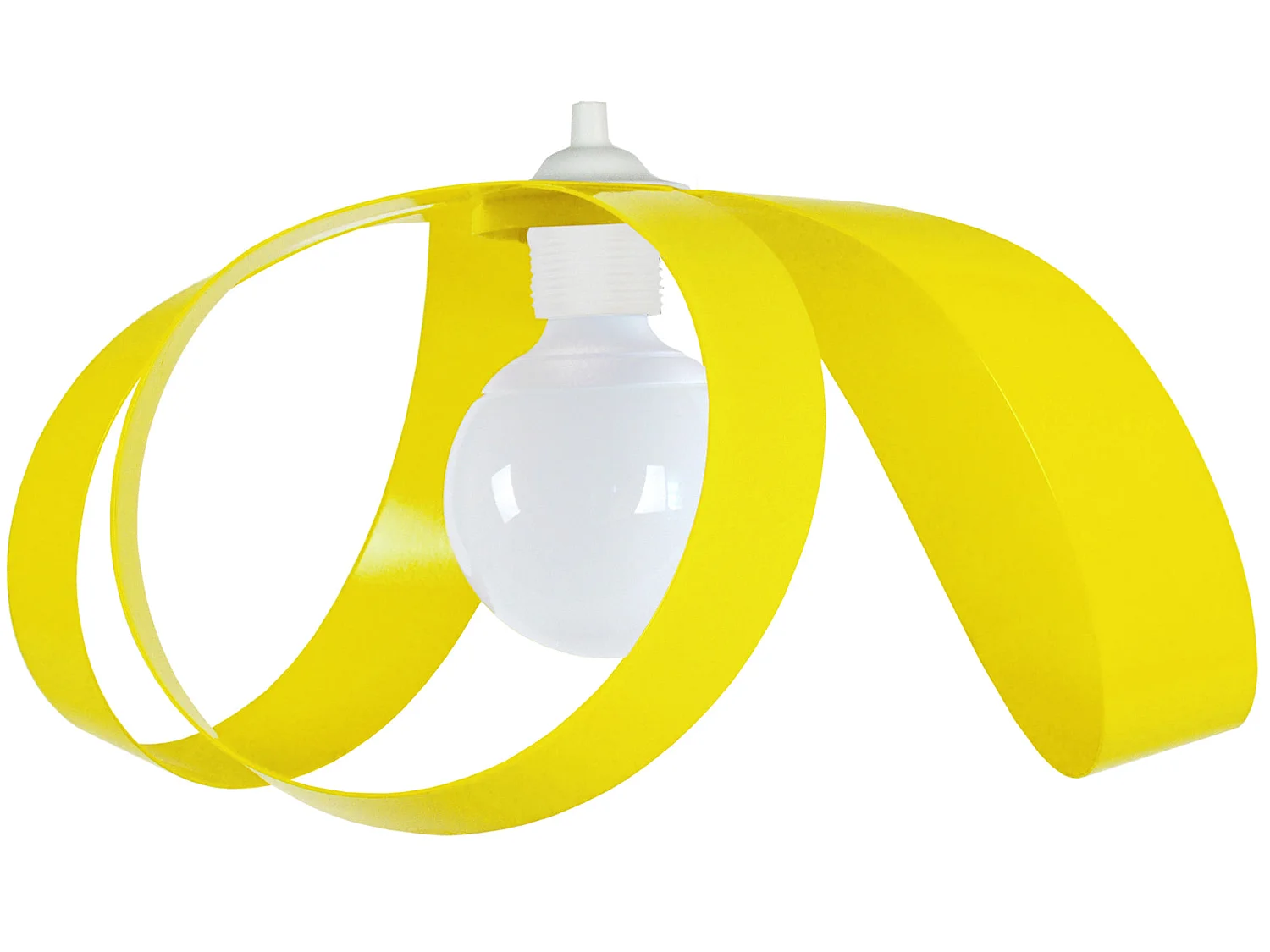 Suspension TOSEL ,métal,Jaune ,H78x D 30xP30cm