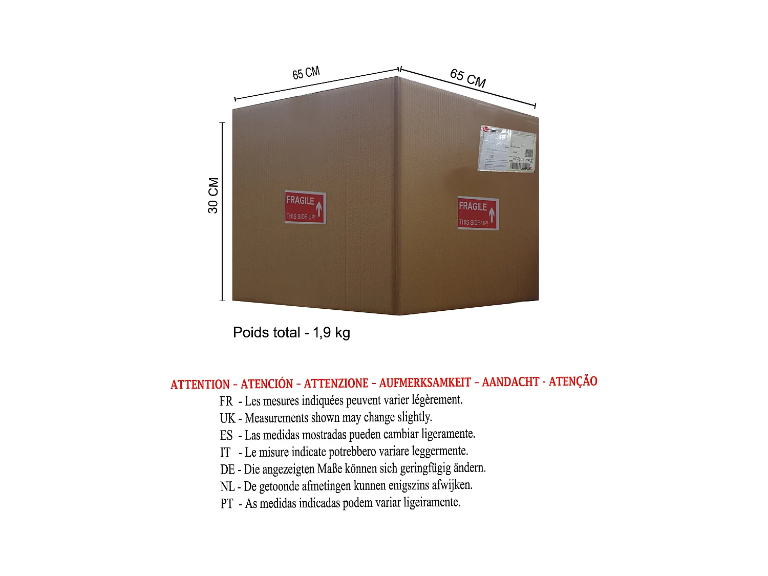 Suspension TOSEL ,métal,fibre ,Jaune ,H90xD 60xP60 cm