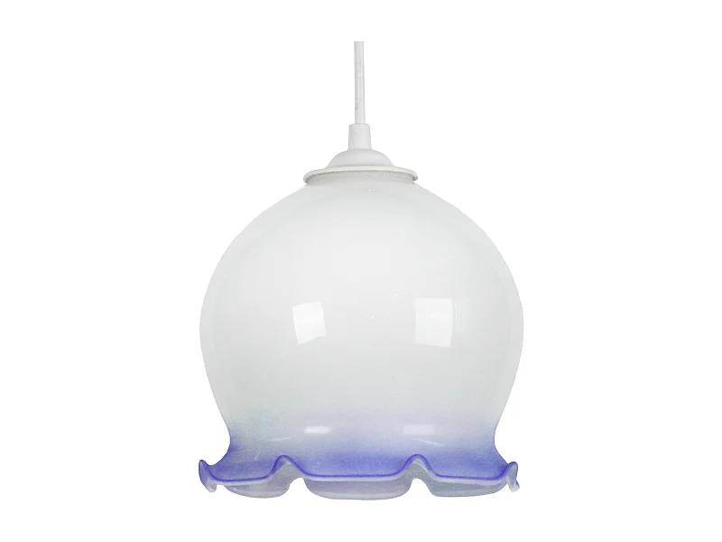 Suspension TOSEL ,verre,Bleu, H80xD18xP18cm