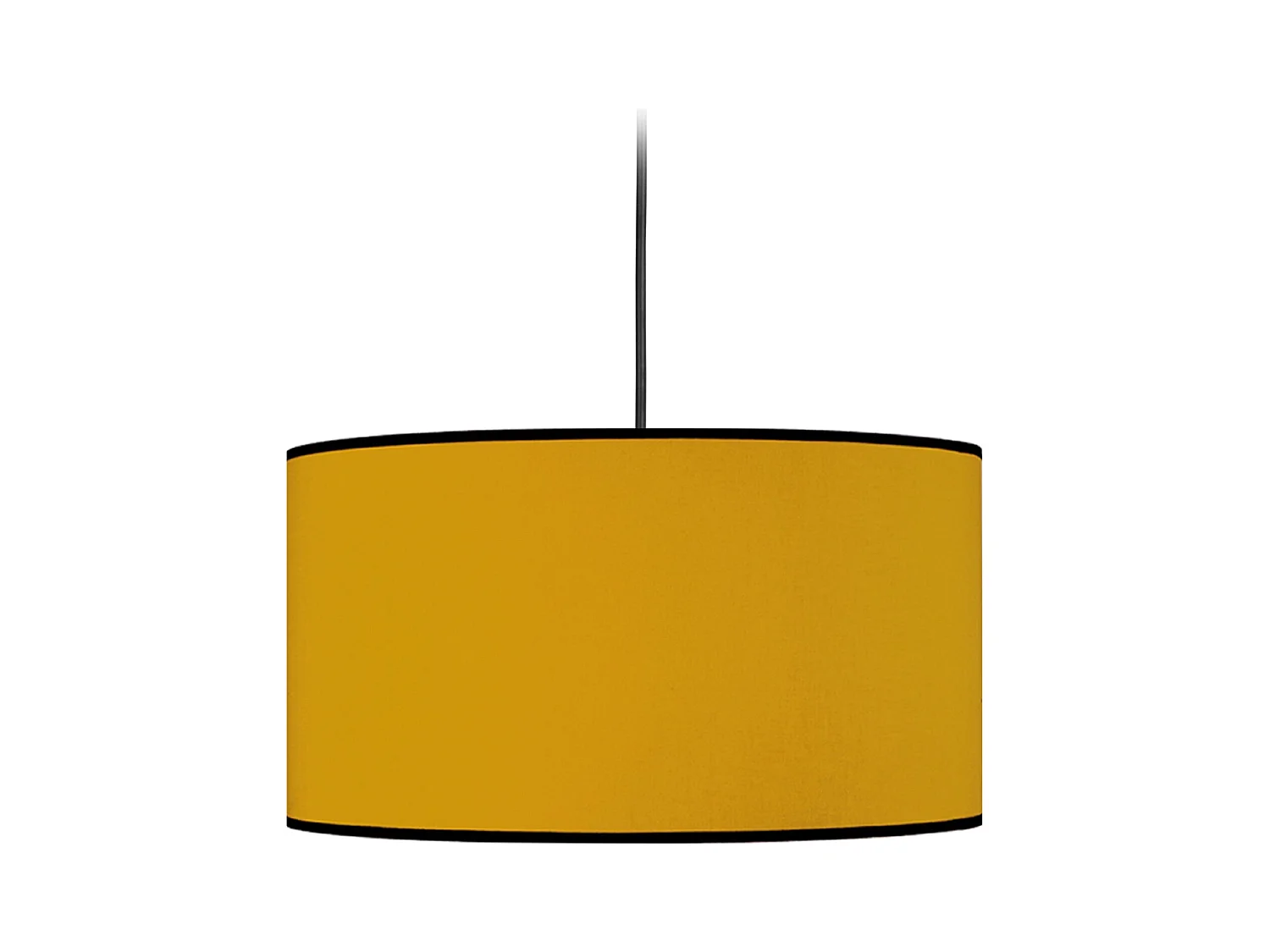 Suspension TOSEL ,tissu,Jaune ,H80xD40xP40cm