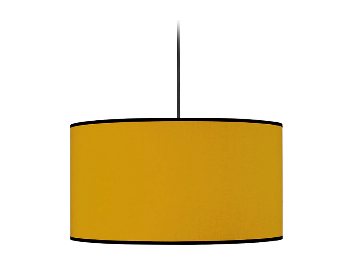 Suspensión  TOSEL ,tela,AMARILLO,A75xD30xP30cm