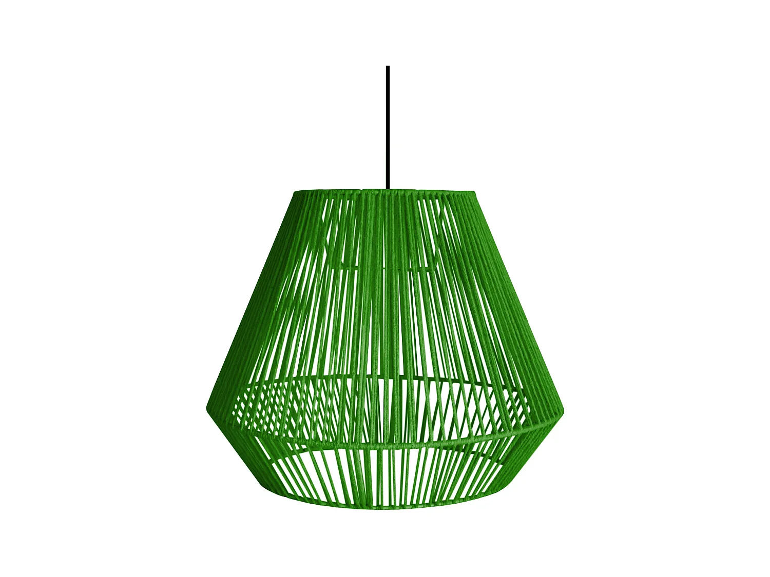 Suspension TOSEL ,métal,fibre ,naturel,H88xD40xP40cm