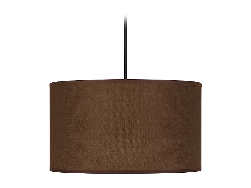 Suspension TOSEL ,tissu,Marron,H 75xD30xP30cm