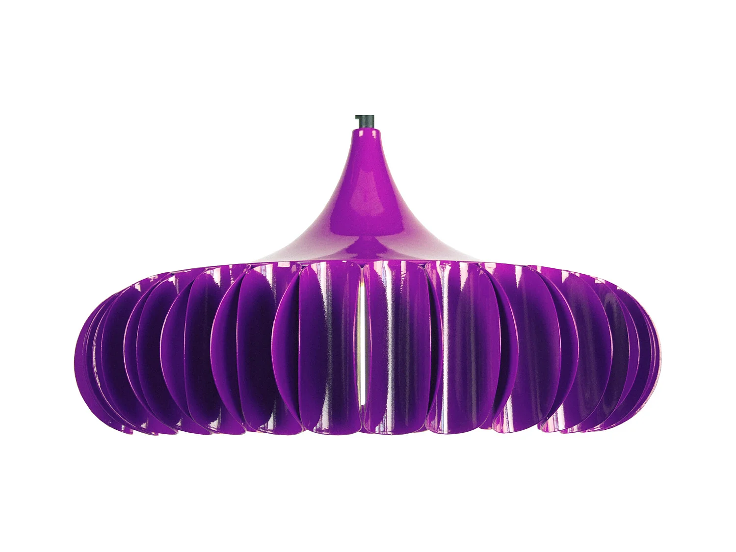 Suspension TOSEL ,métal ,Gris ,H85xD 40x P 40cm