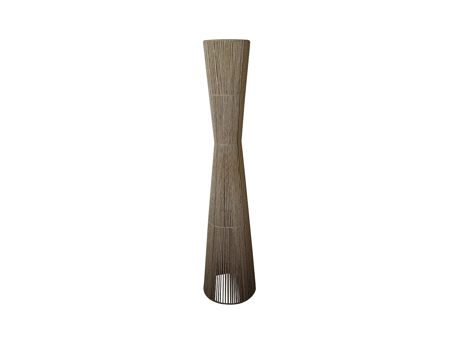 Lampadaire TOSEL ,métal,naturel,H145x D30xP30cm