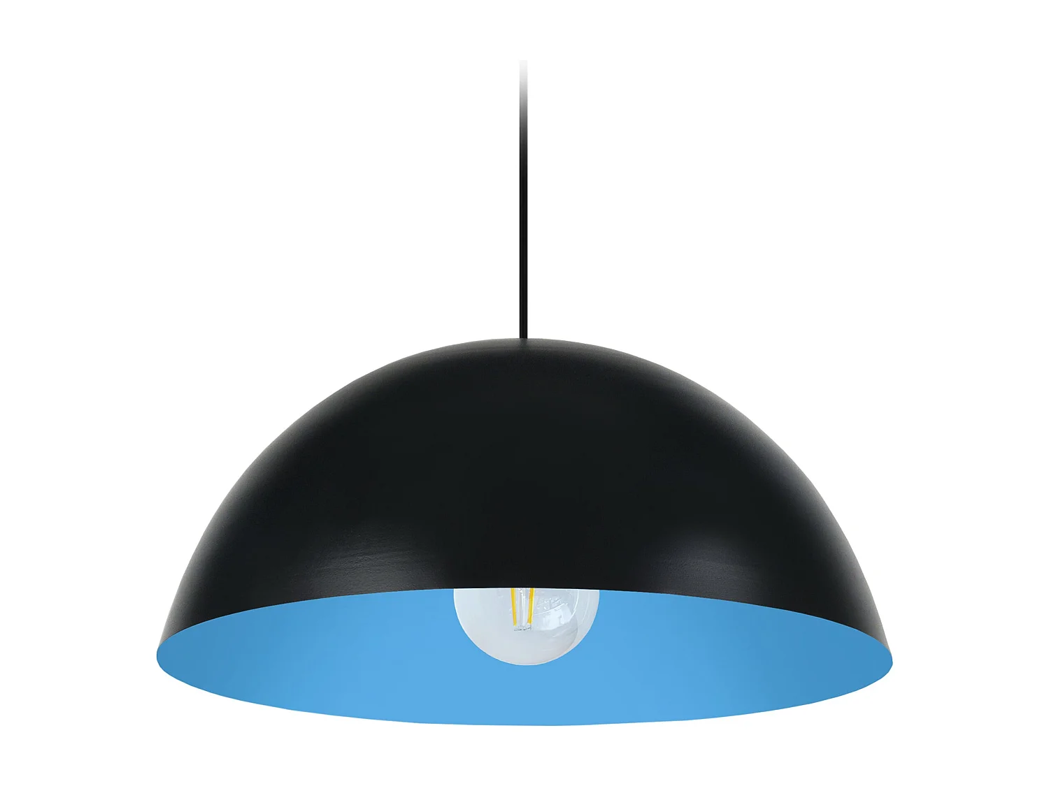 Suspensión  TOSEL ,metal,Negro ,A78xD42,5xP42,5   cm