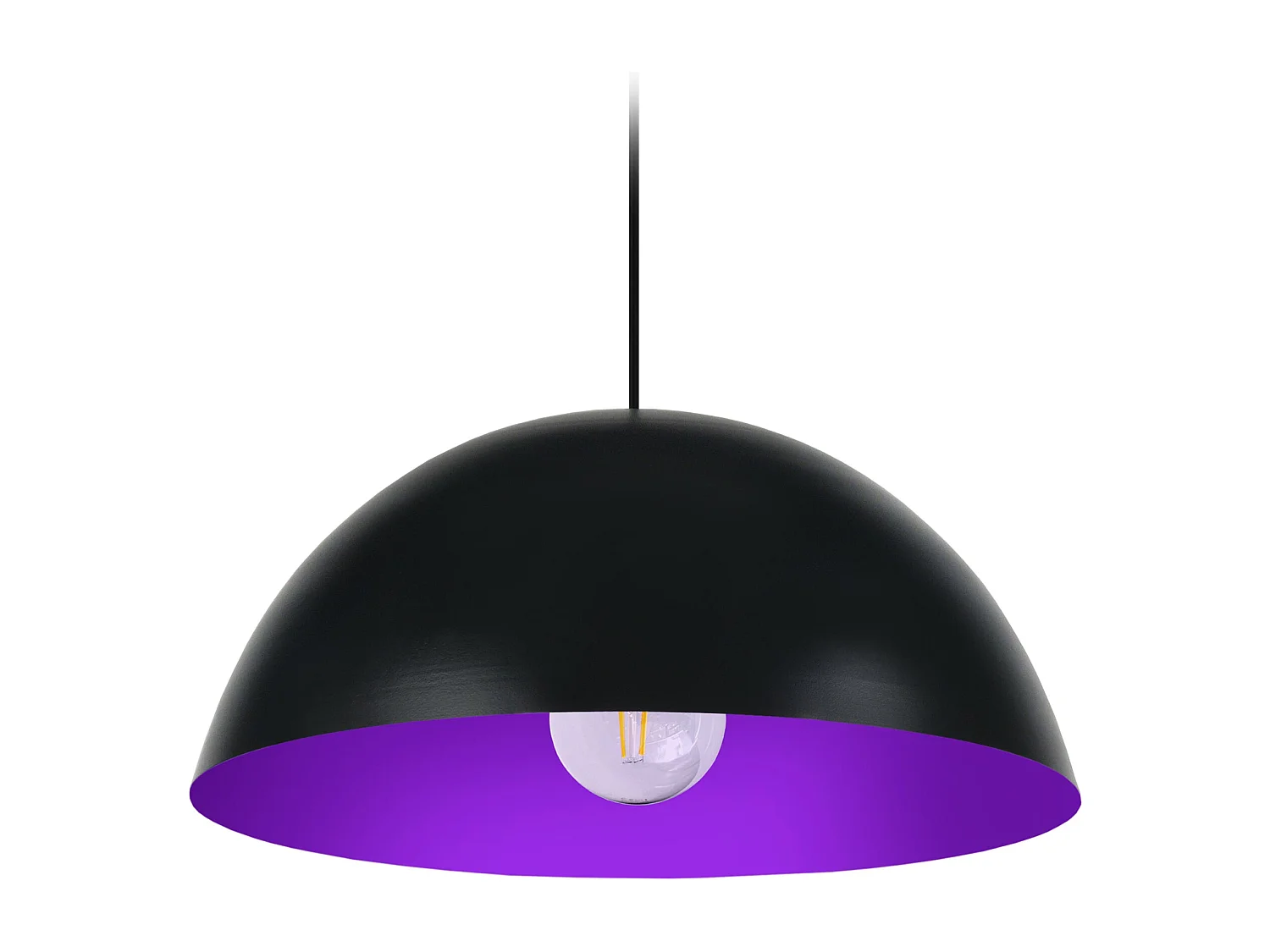 Suspensión   TOSEL ,metal,Negro ,A78xD42,5xP42,5cm