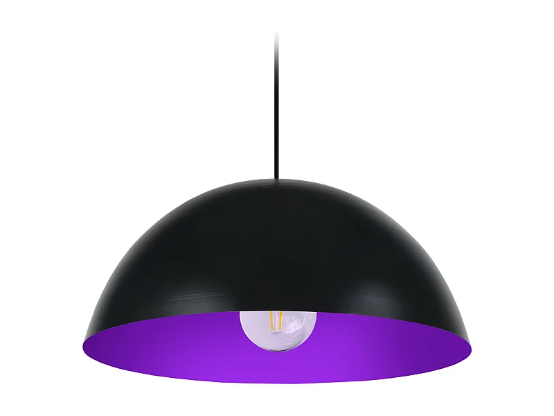 Suspensión   TOSEL ,metal,Negro ,A78xD42,5xP42,5cm