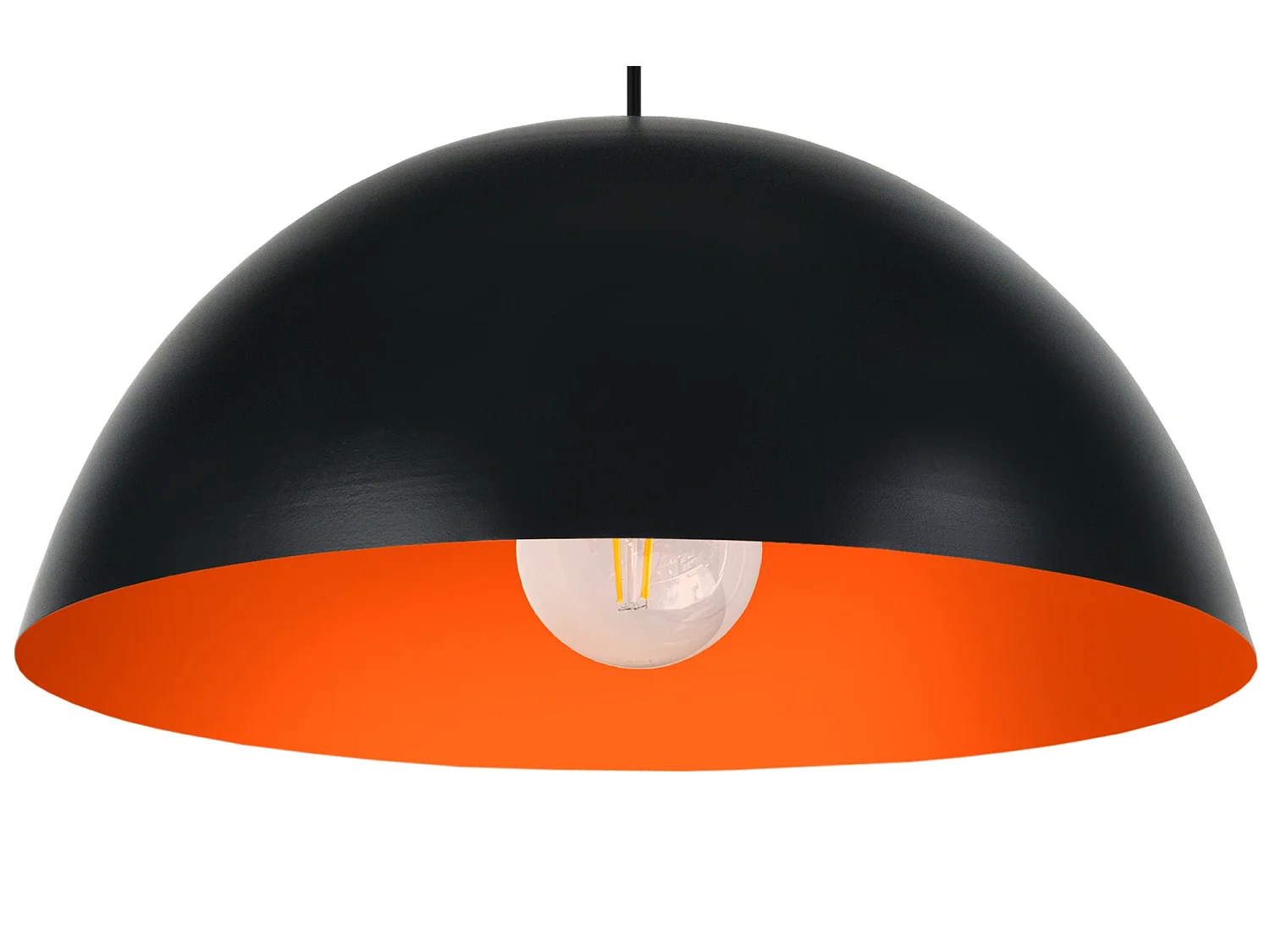 Suspension TOSEL ,métal,Noir ,H78xD30xP30  cm
