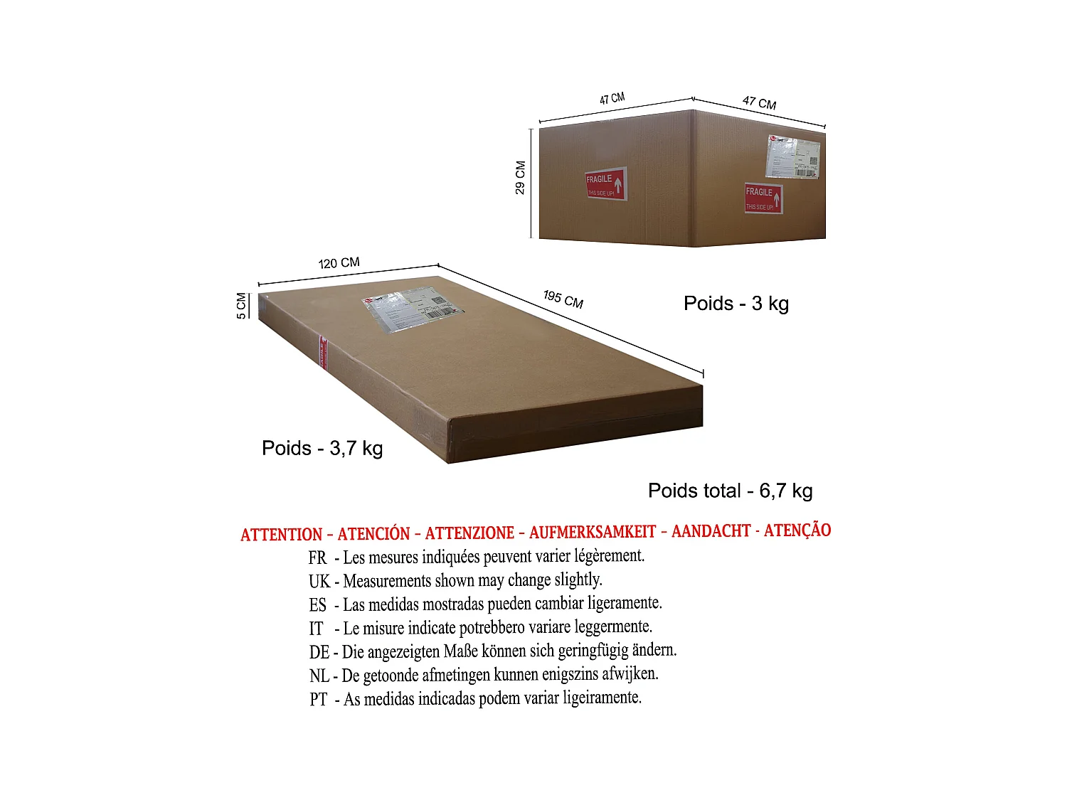 Lampadaire TOSEL ,métal,Beige , H 195xD43xP110cm