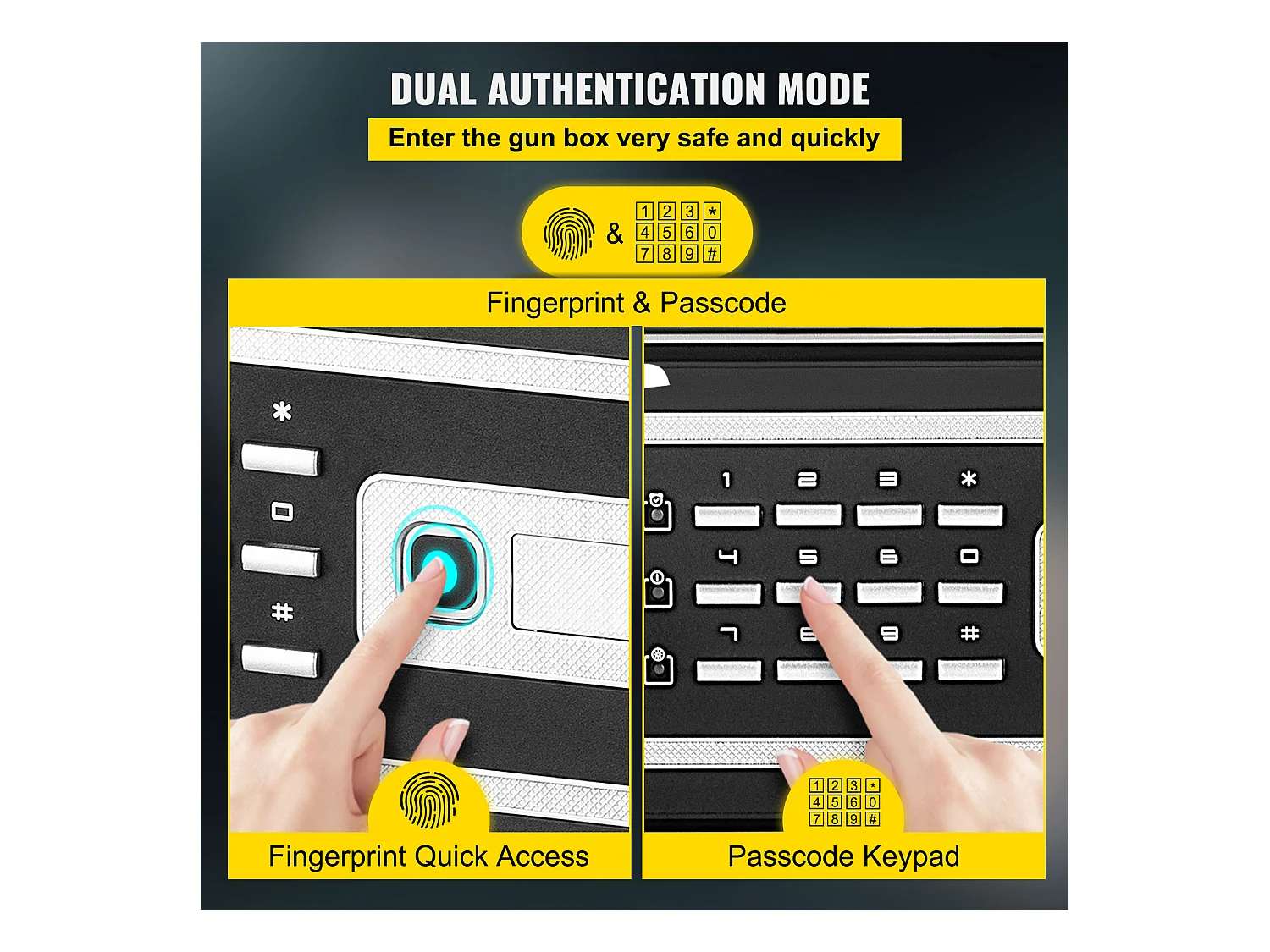 Skrytka Bezpieczeństwa SucceBuy, z Zamkiem Kluczem Cyfrowym, 48 L, Dla Domu i Biura