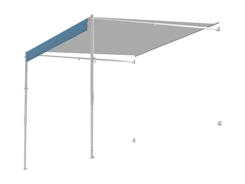 Autokap SucceBuy 549 cm Vervangende RV Luifel – Handmatige Aanhangwagenluifel voor de Meeste DC12V Campers