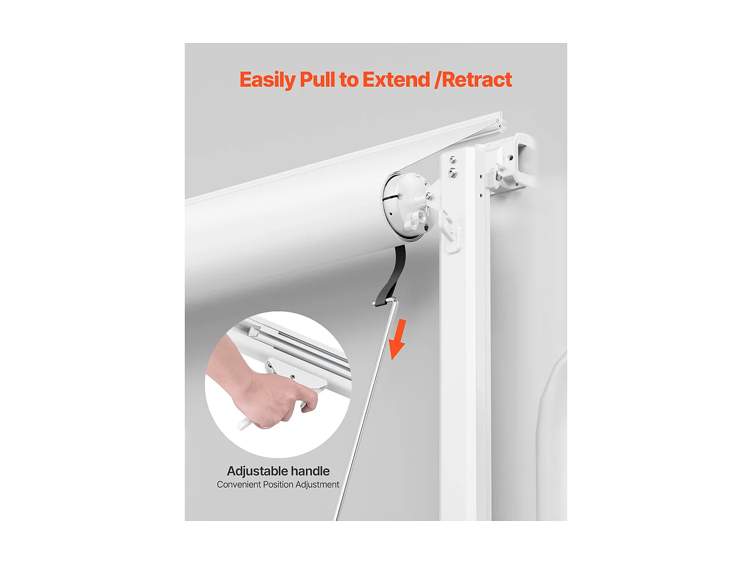 Auvent de Voiture SucceBuy Auvent de Remplacement 549 cm pour VR - Auvent de Remorque Manuel pour la Plupart des VR 12 V CC