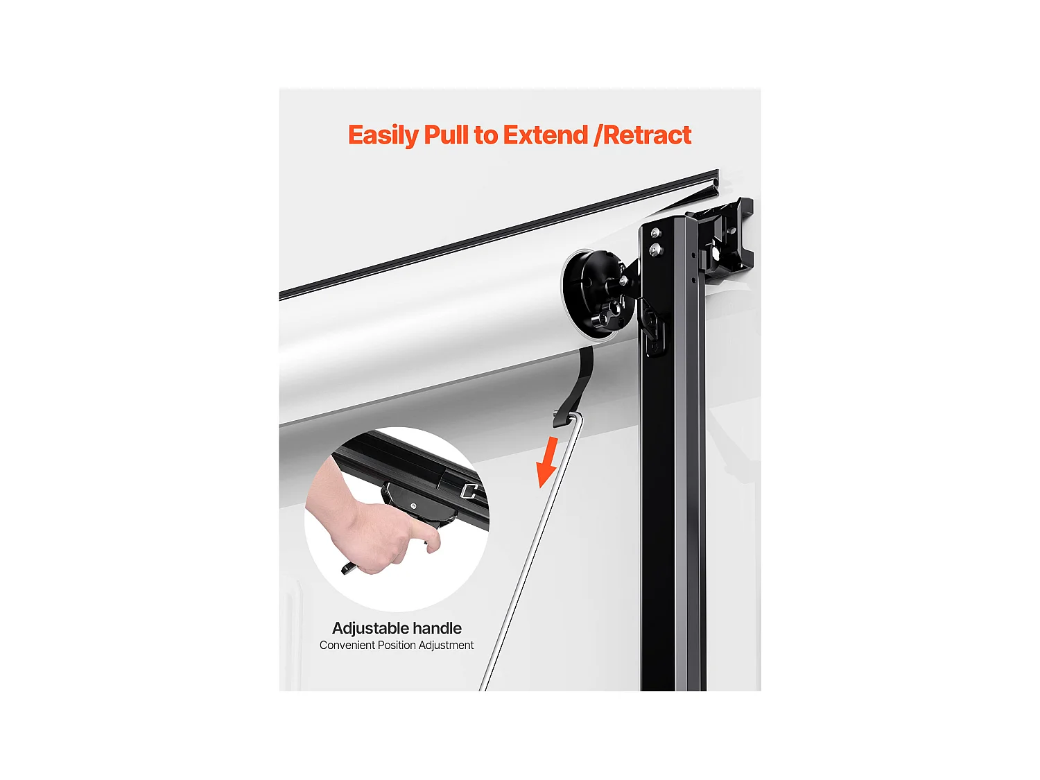 Auvent de Voiture SucceBuy Auvent de Remplacement pour VR de 610 cm - Auvent de Remorque Manuel