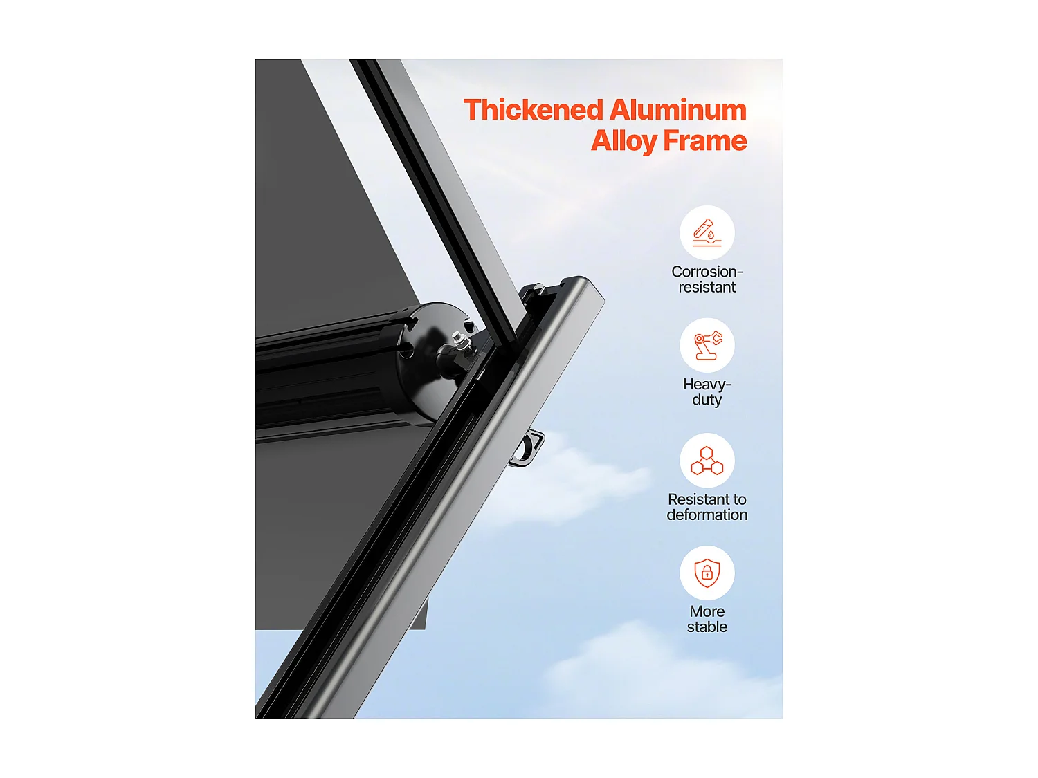 Auvent de Voiture SucceBuy Auvent de Remplacement pour VR de 610 cm - Auvent de Remorque Manuel