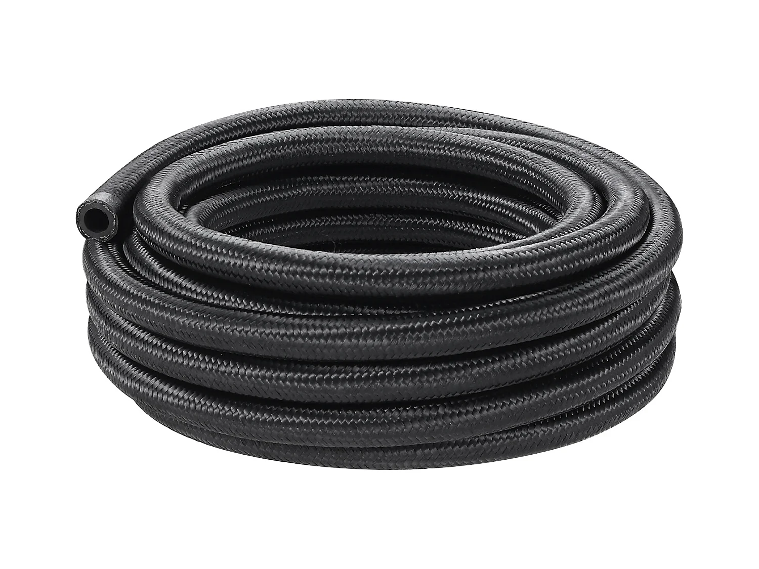 Kit de Conduite SucceBuy de Carburant 8AN 610cm, Tressé en Nylon et Acier Inoxydable avec 12 Raccords