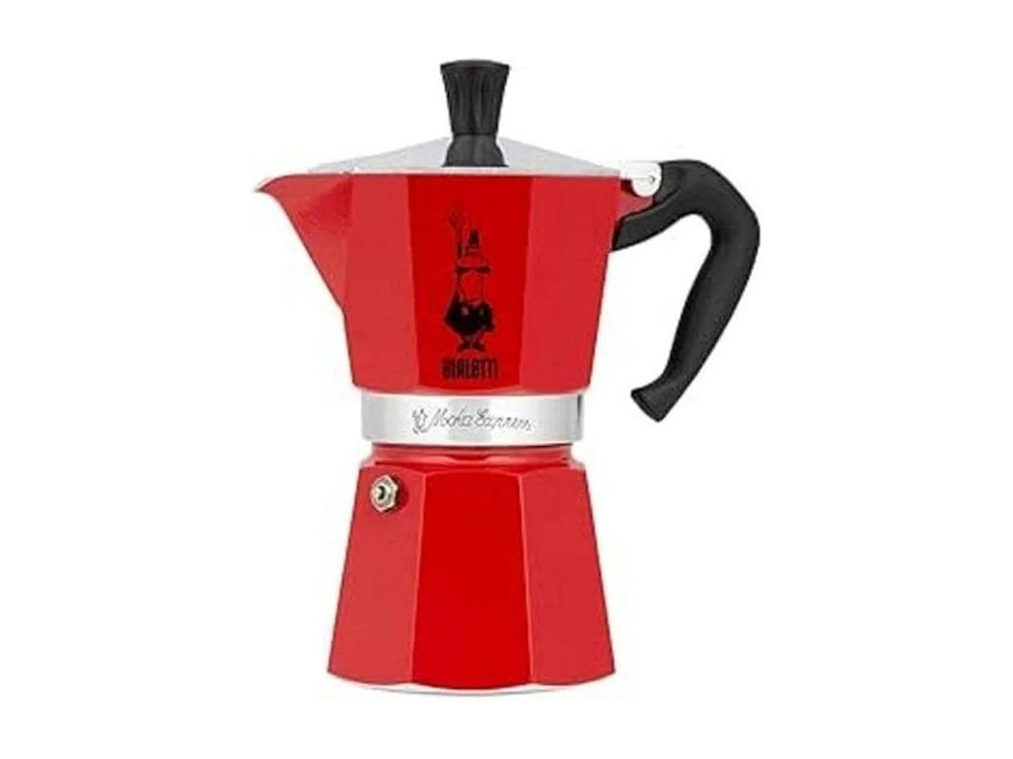 Cafetière Italienne Moka Express 3T Rouge Bialetti - Tradition Italienne en Couleur