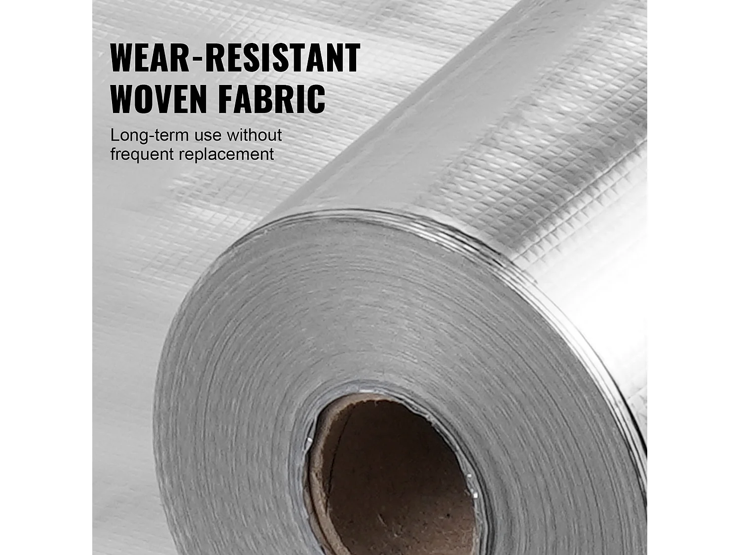 Rolo de Isolamento Refletivo Duplo SucceBuy de Tecido Tecido Barreira Radiante 102 CM x 7620 CM