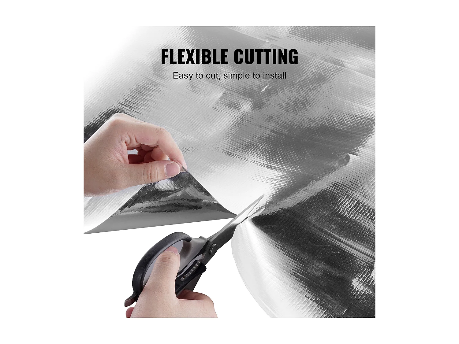 Rolo de Isolamento Refletivo Duplo SucceBuy de Tecido Tecido Barreira Radiante 102 CM x 7620 CM