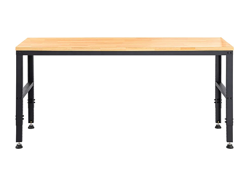 Établi Table de Travail Réglable SucceBuy, 155 x 51 cm, avec Prise de Courant
