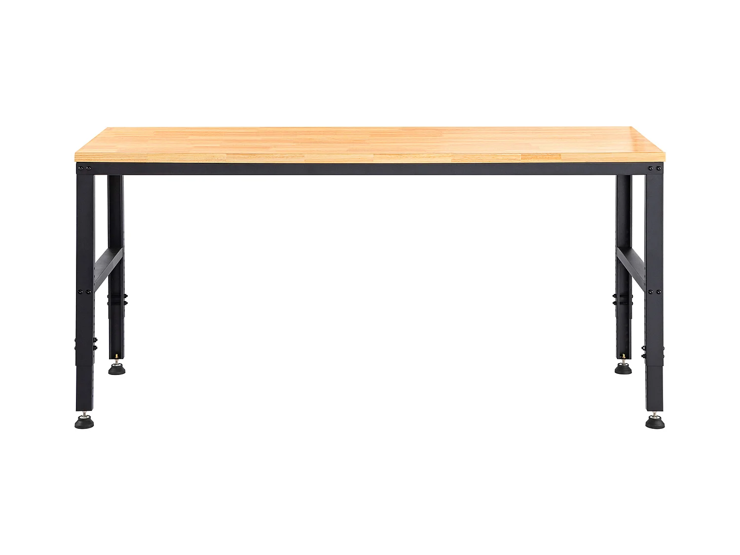 Établi Table de Travail Réglable SucceBuy, 155 x 51 cm, avec Prise de Courant