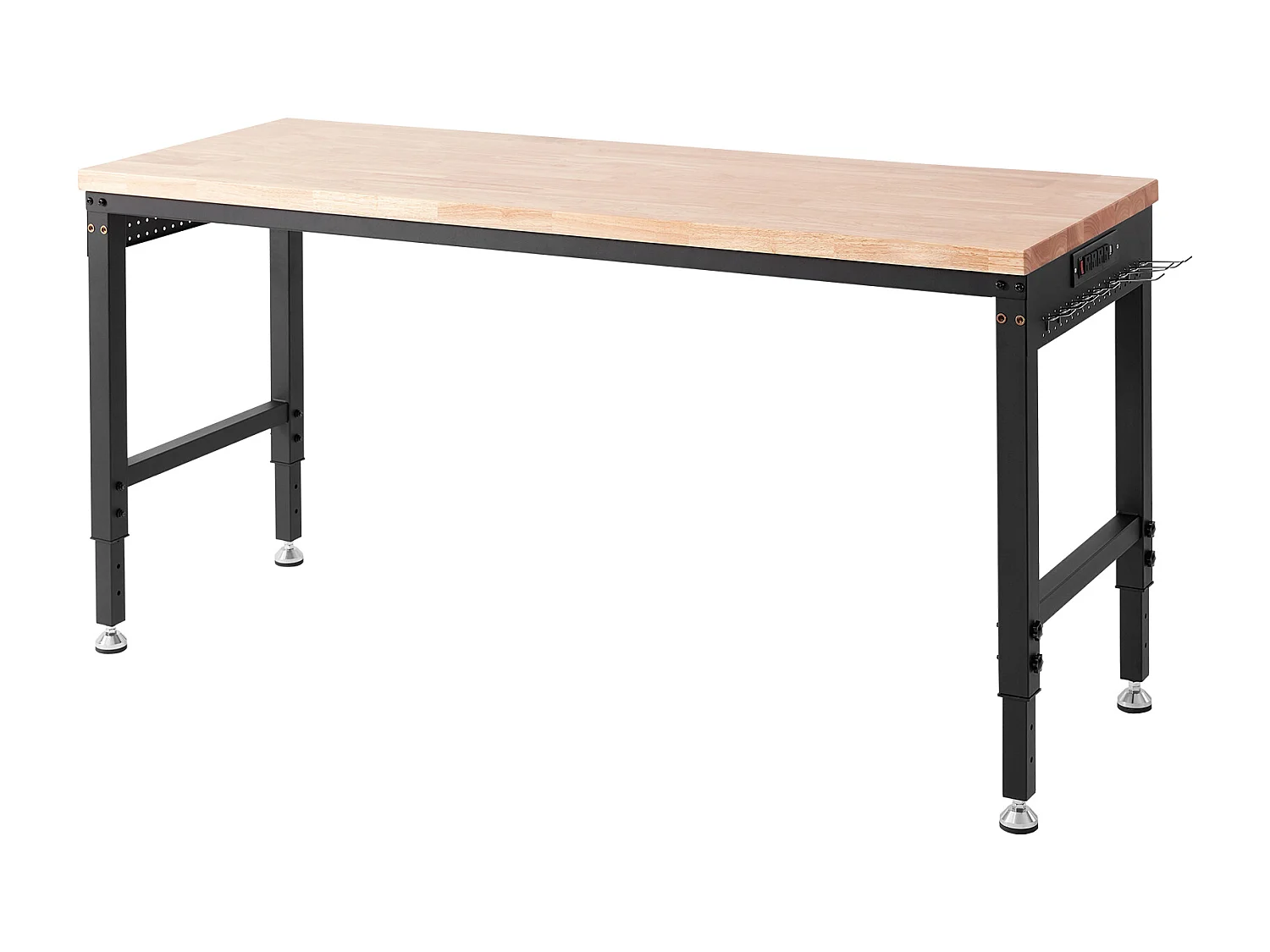Établi Table de Travail Réglable SucceBuy, avec Douille, Charge Maximale de 1361 kg
