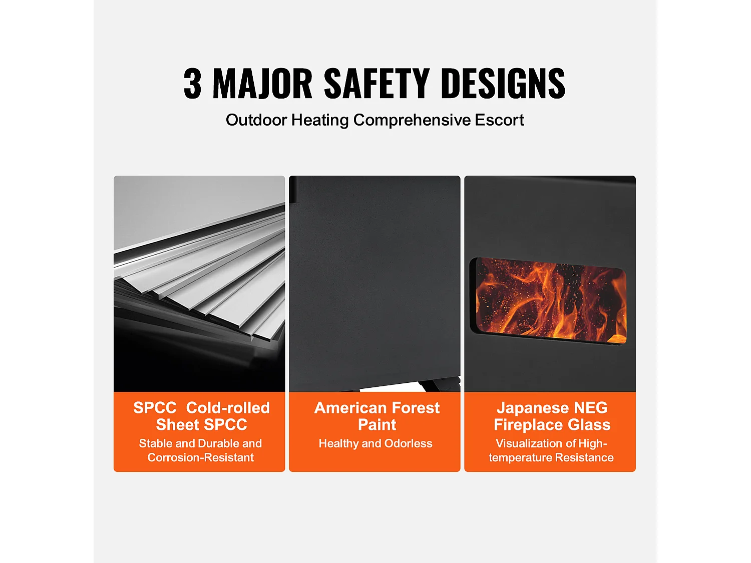 Stufa a Legna Portatile SucceBuy, 217 cm, Stufa Barbecue per Tenda da Campeggio con Tubi