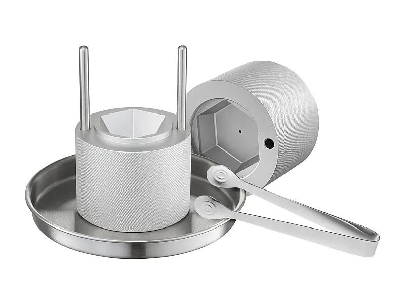 Moule à Glaçons SucceBuy Presse à Glace Ice Diamond, Machine à Boules de 6.5cm, Kit de Presse à Glace pour Whisky, Parfait pour un Usage Domestique