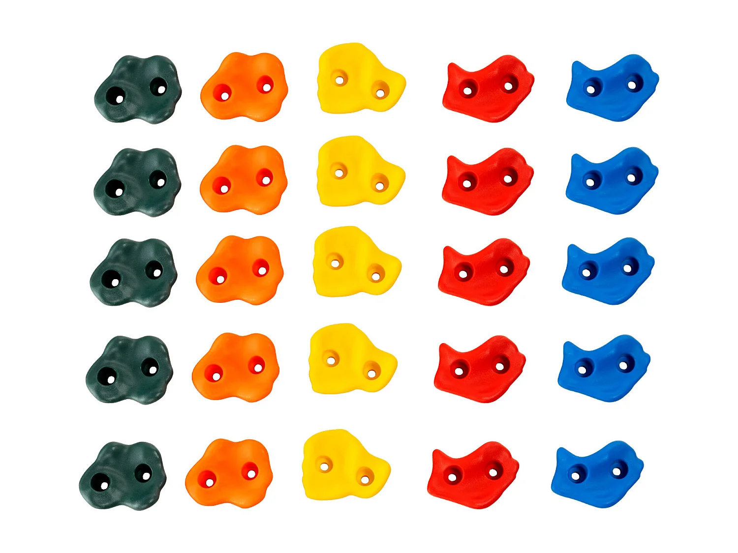 Kit d'Escalade SucceBuy 25, Rochers d'Escalade, Prises Murales pour Rochers, Poignées Intérieures/Extérieures