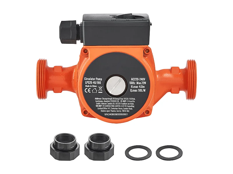 Bomba De Circulação De Água Quente SucceBuy LPS25-4S-180 220 V 72 W 50 LPM Bomba De Recirculação