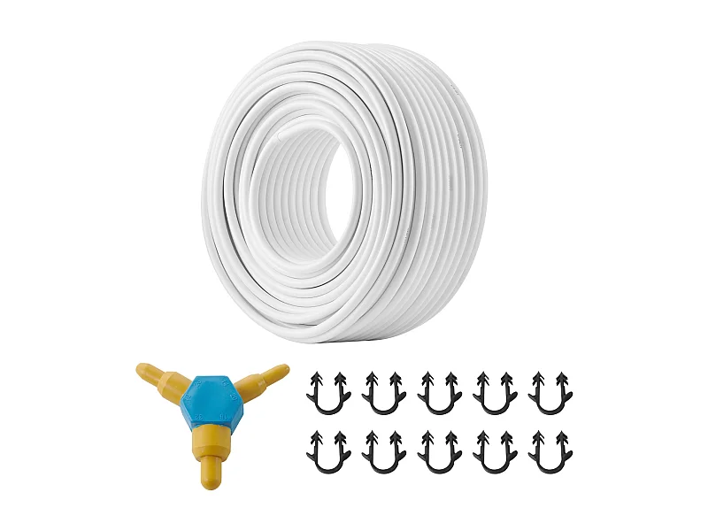 Tube SucceBuy PEX-AL-PEX, Tuyau Composite Aluminium-Plastique 833cm, Barrière à l'Oxygène