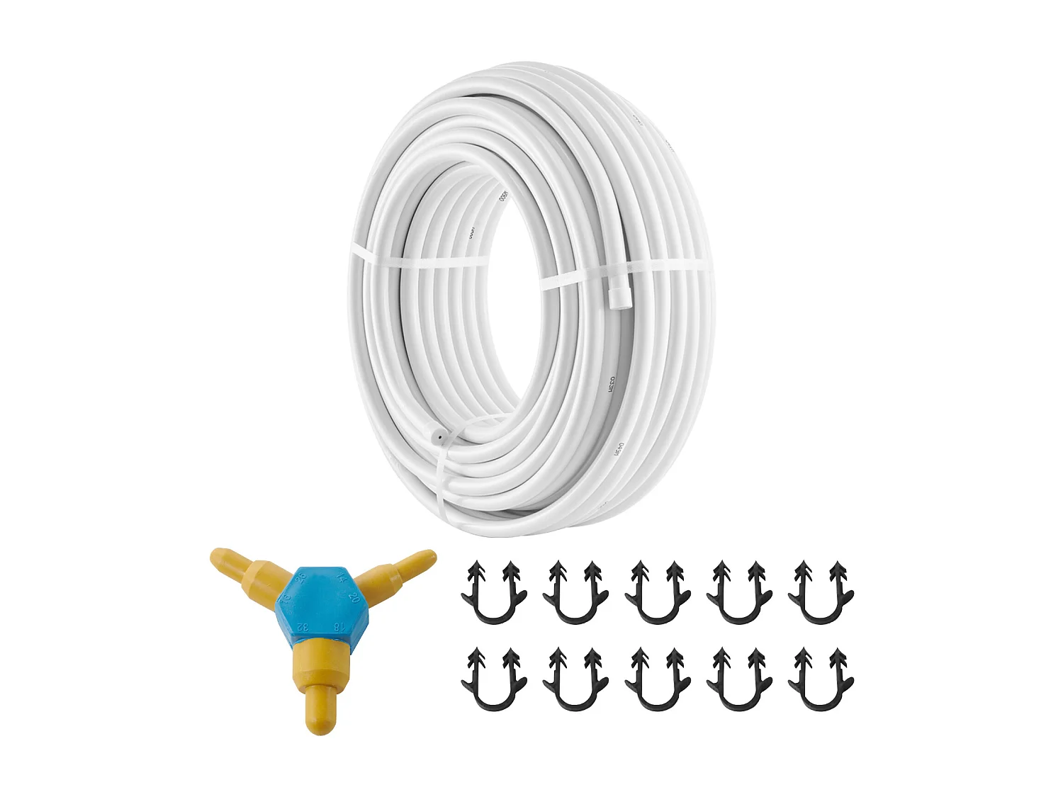 Tube SucceBuy PEX-AL-PEX 417cm, Composite Aluminium-Plastique, Barrière à l'Oxygène, Parfait pour les Systèmes de Chauffage et de Plomberie