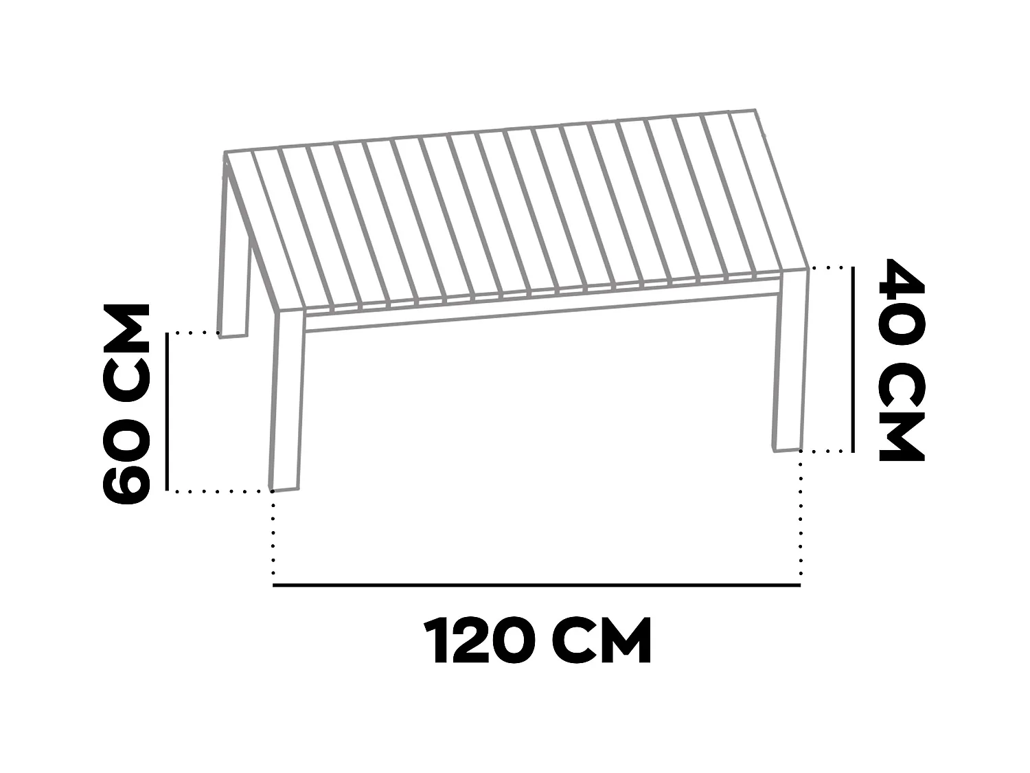 Ikigai - Salon de Jardin avec Canapé 3 Places, 2 Fauteuils et Table Basse avec Coussins en Aluminium et Bois Contreplaqué