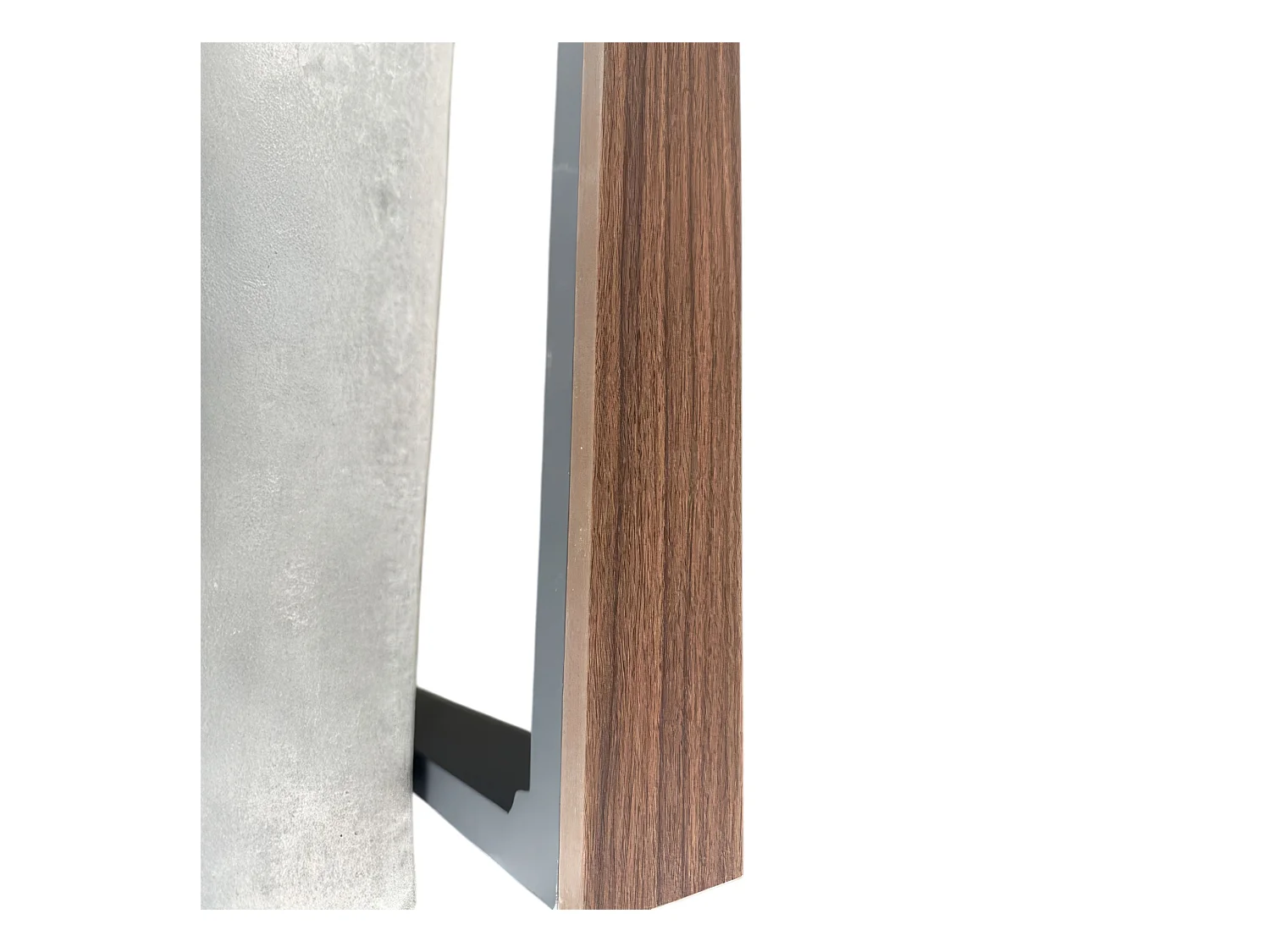 Ikigai - Salon de Jardin avec Canapé 3 Places, 2 Fauteuils et Table Basse avec Coussins en Aluminium et Bois Contreplaqué